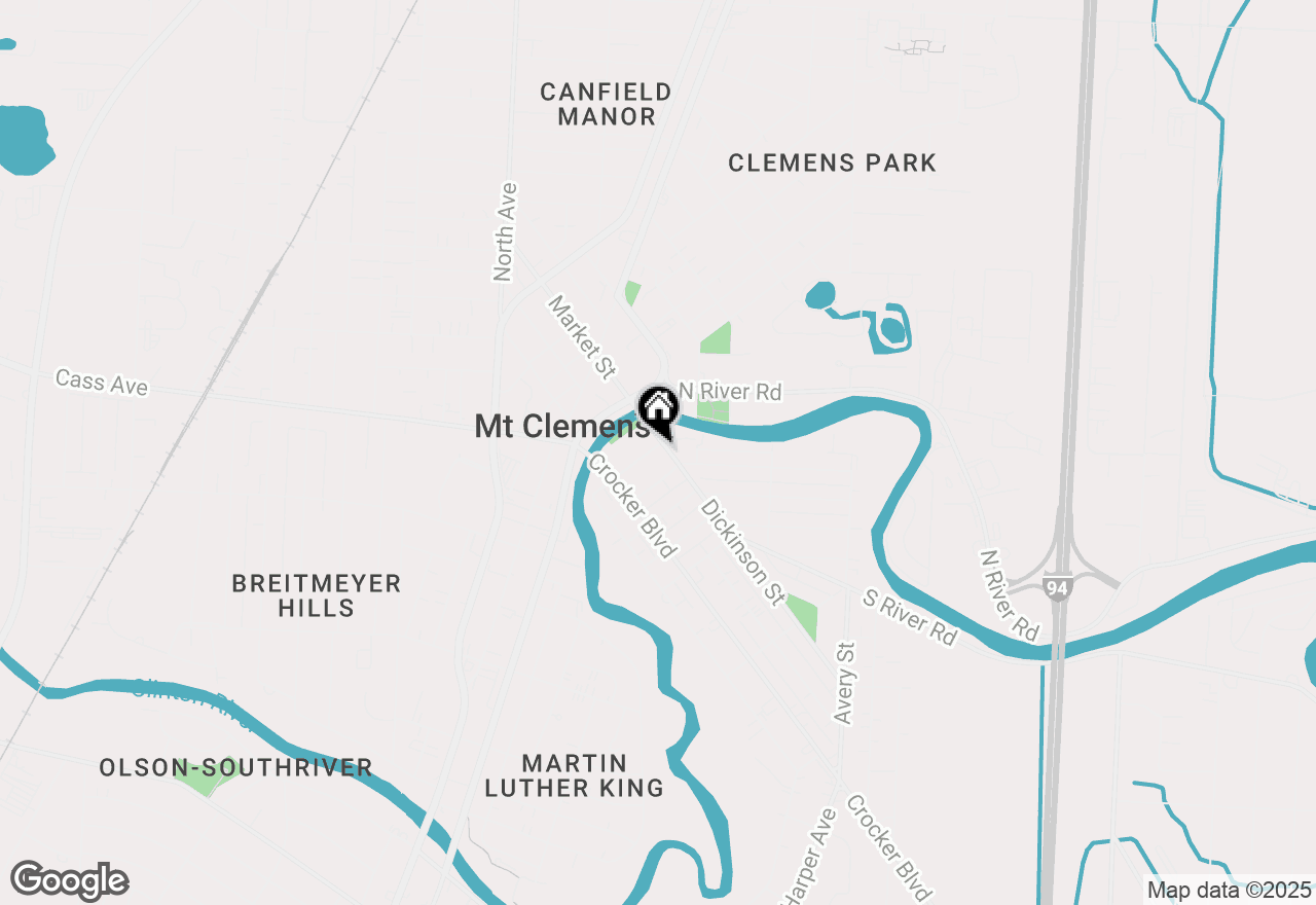 Map of 44 First St, Mt. Clemens, MI 48043