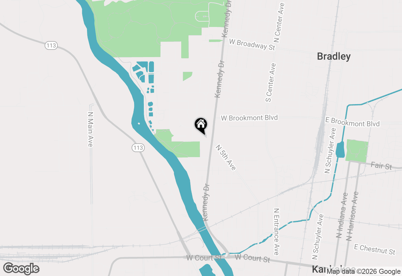 Map of 560 Beckman Drive, Kankakee, IL 60901