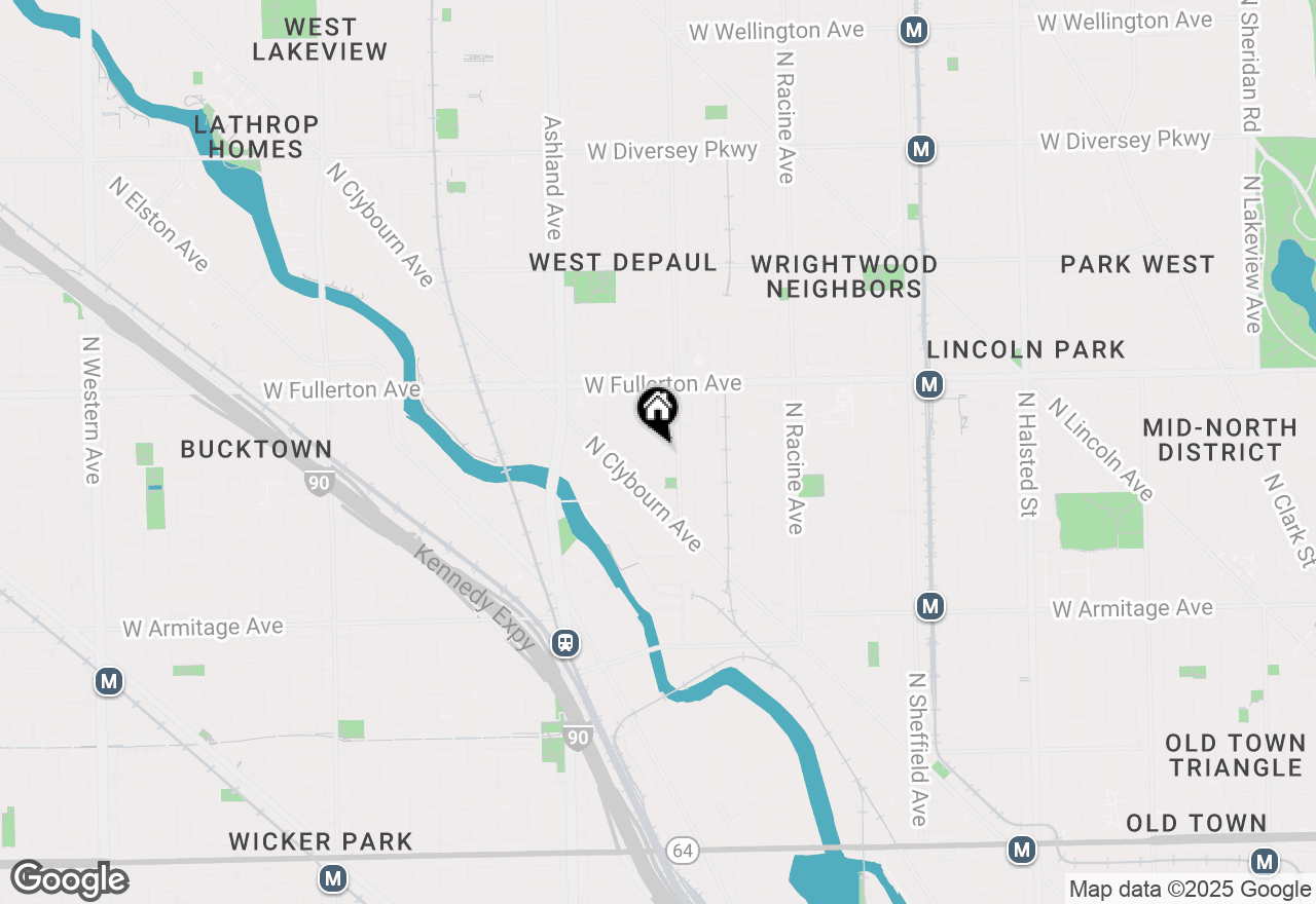 Map of 2255 N Janssen Avenue #CH, Chicago, IL 60614