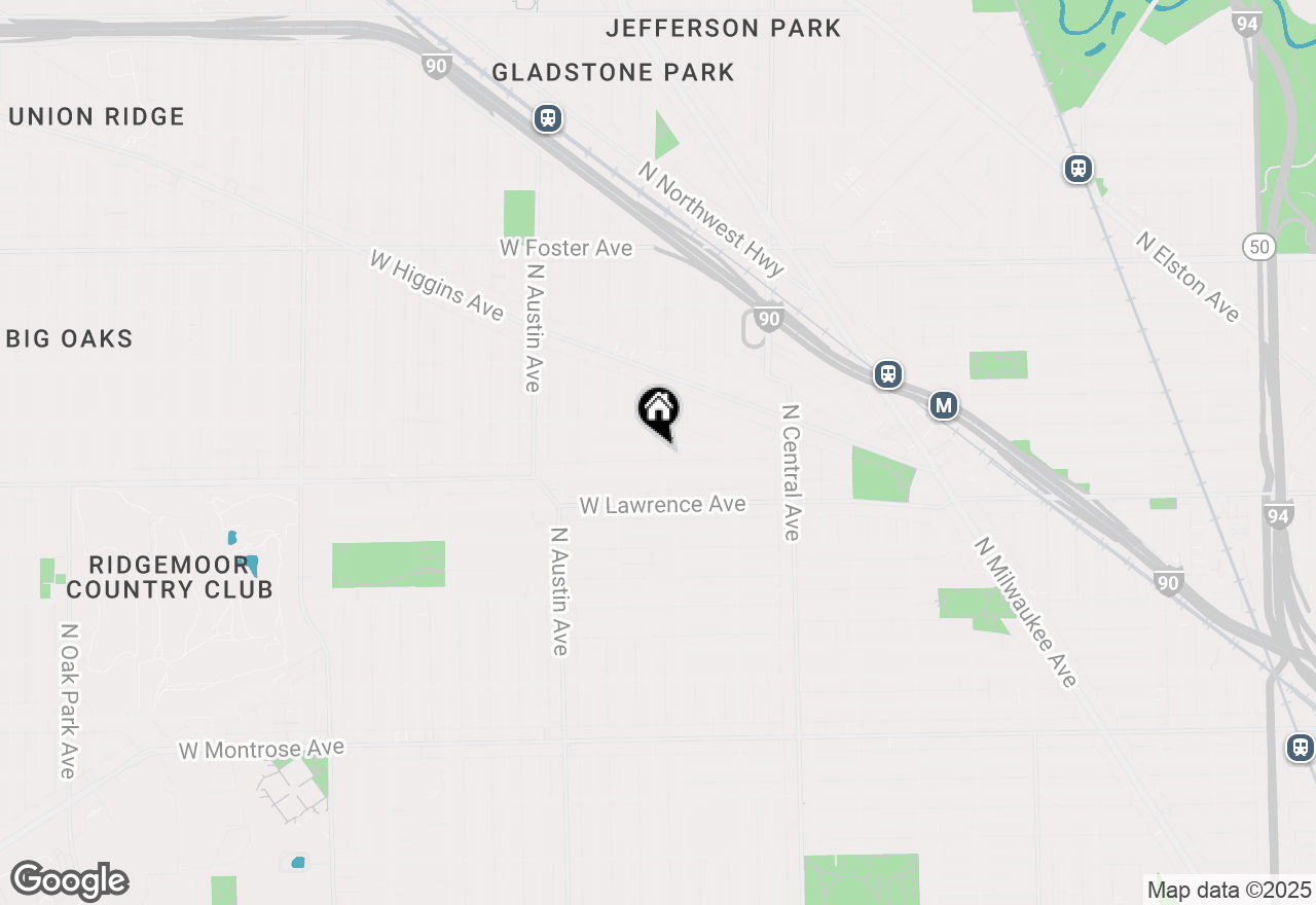 Map of 5801 W Ainslie Street #2R, Chicago, IL 60630