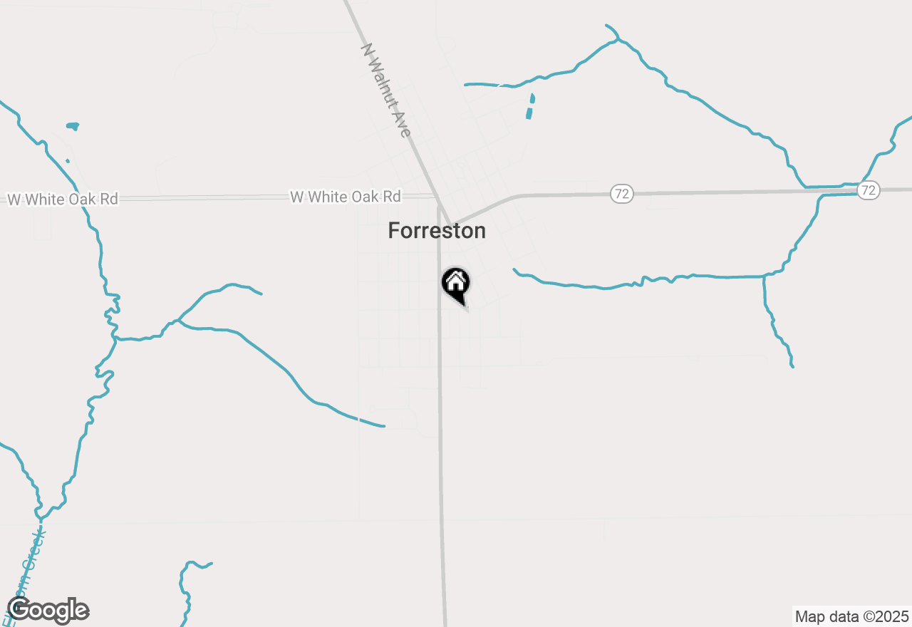 Map of 105 E Elm Street, Forreston, IL 61030