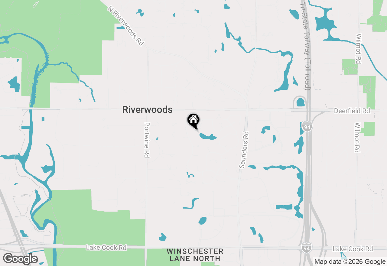 Map of 648 Long Cove Court, Riverwoods, IL 60015