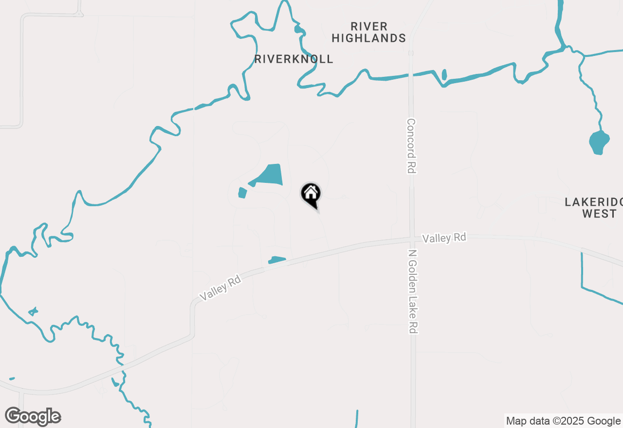 Map of 1424 N Riverline Dr, Oconomowoc, WI 53066