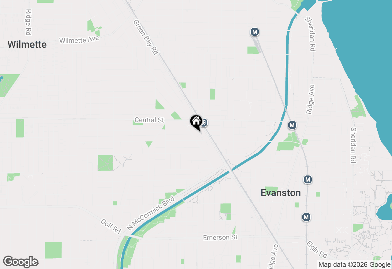 Map of 2505 Prairie Avenue #3L, Evanston, IL 60201