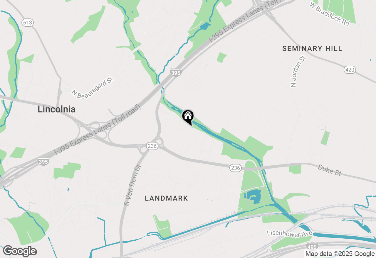 Map of 5340 Holmes Run Parkway #1503, Alexandria, VA 22304