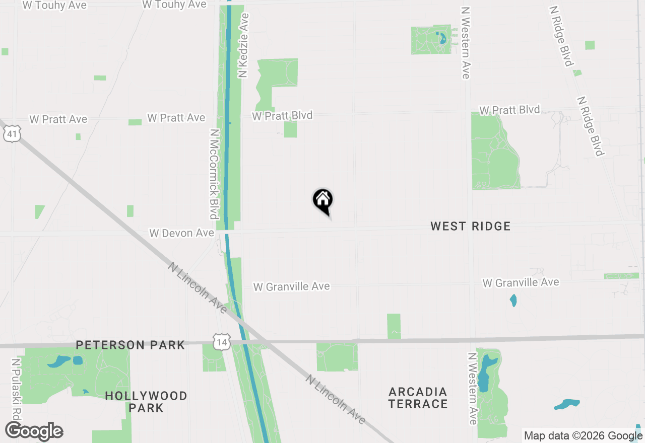 Map of 6414 N Francisco Avenue, Chicago, IL 60645