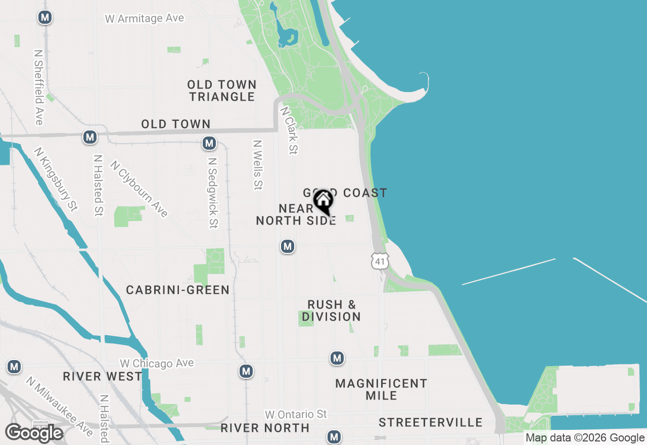 Map of 1246 N State Parkway #2, Chicago, IL 60610