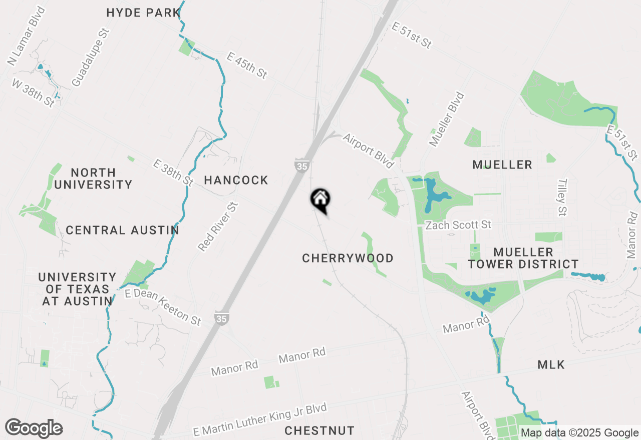 Map of 1401 Ashwood Rd #B, Austin, TX 78722