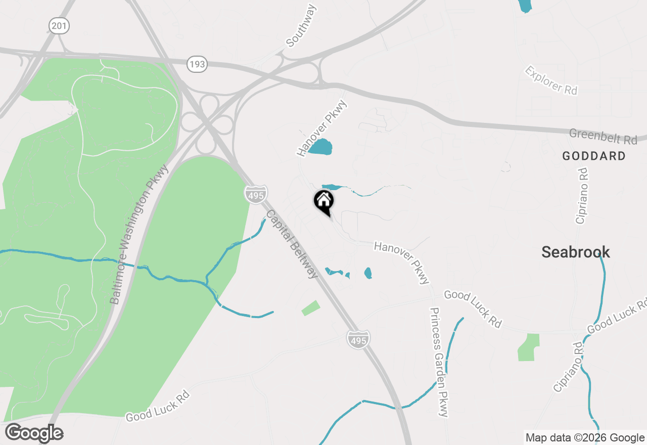Map of 6982 Hanover Parkway #303, Greenbelt, MD 20770
