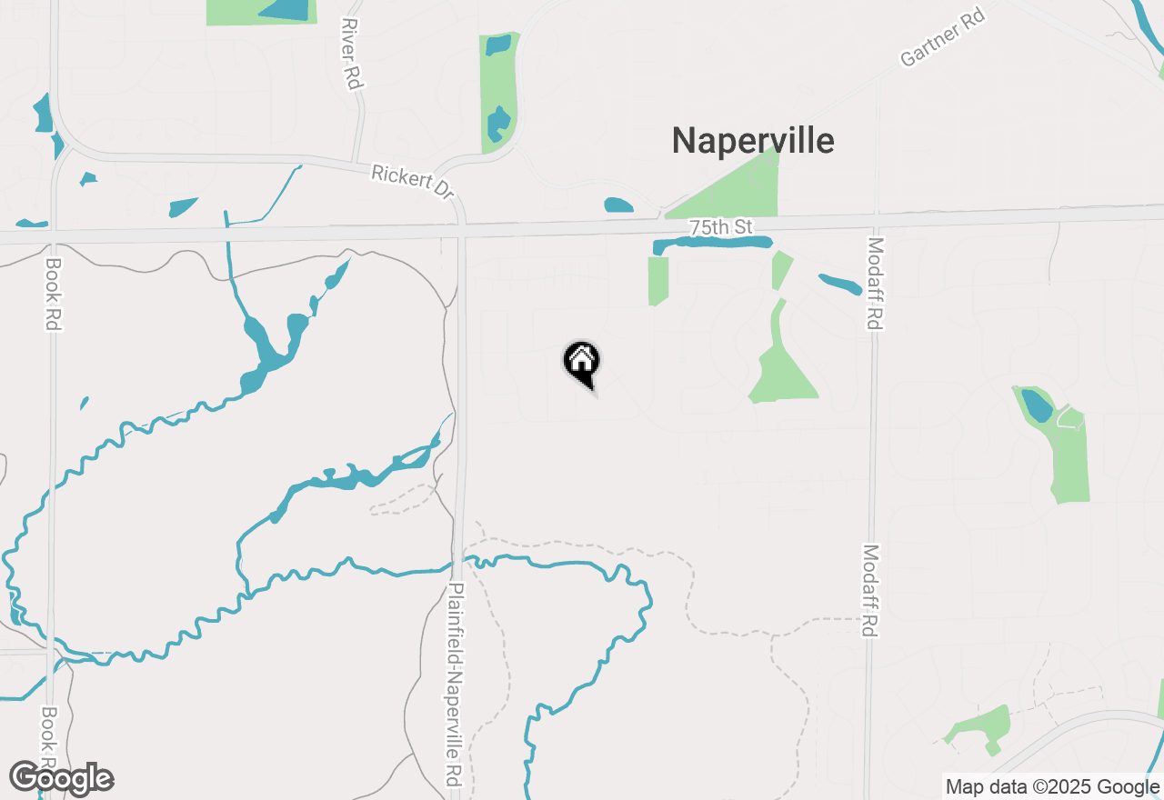 Map of 1416 Durness Court, Naperville, IL 60565