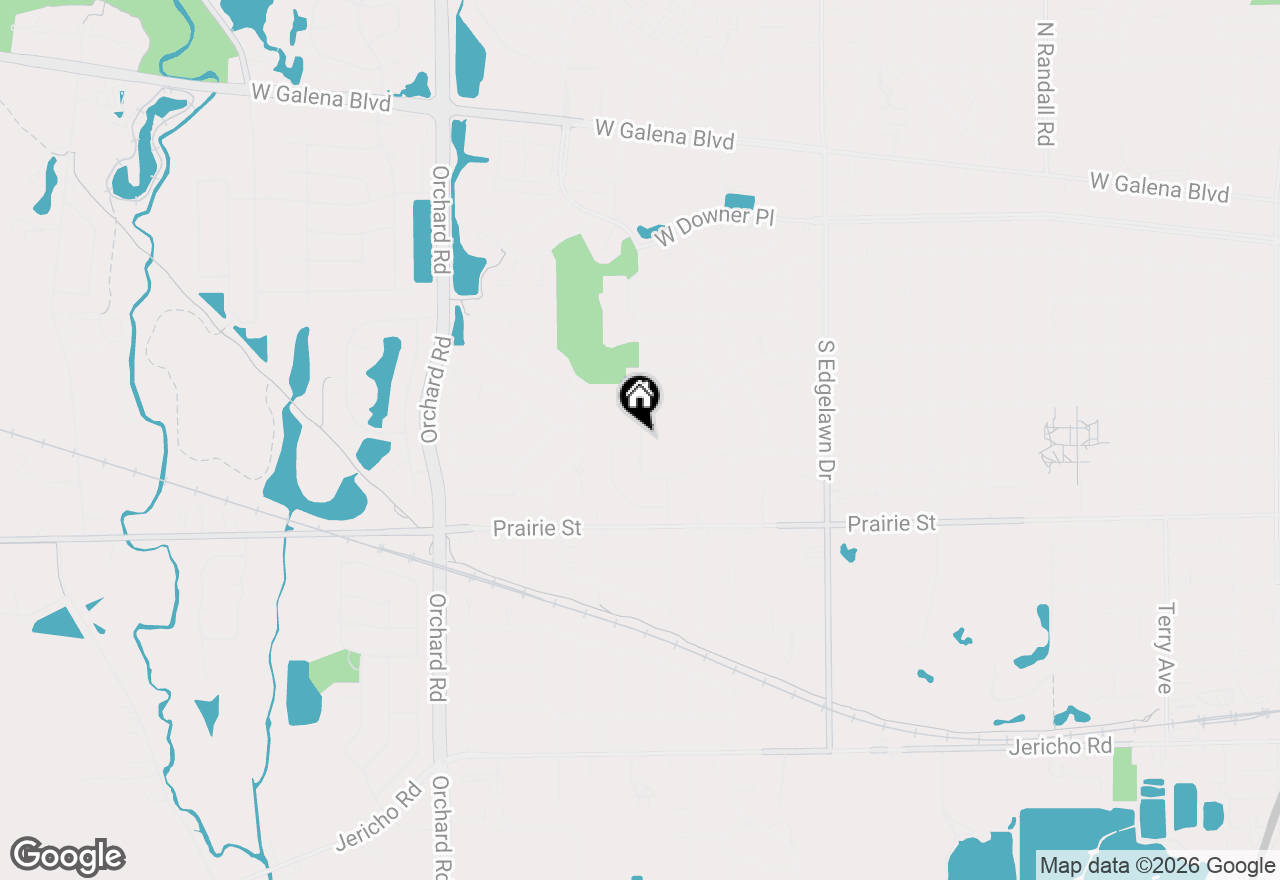 Map of 387 S Constitution Drive, Aurora, IL 60506