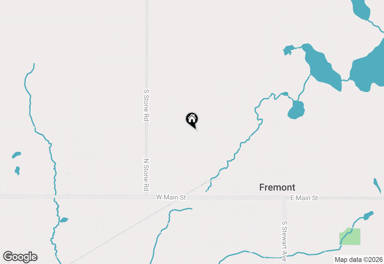 Map of 728 Ohio Avenue, Fremont, MI 49412