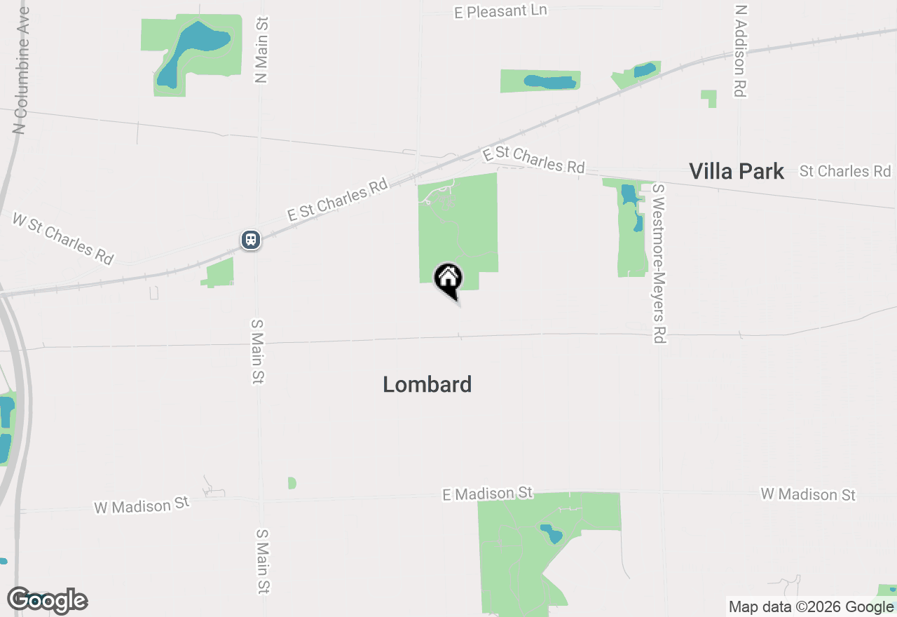 Map of 218 S Fairfield Avenue, Lombard, IL 60148