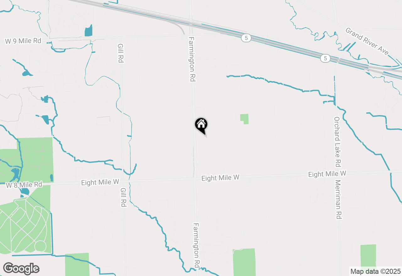 Map of 33231 Flanders Street, Farmington, MI 48336