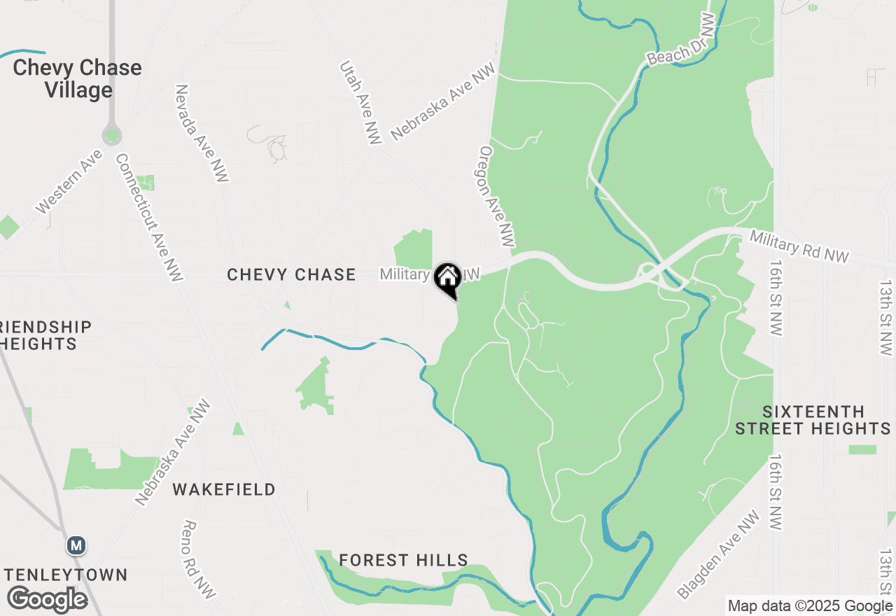 Map of 5320 27th Street Nw, Washington, DC 20015