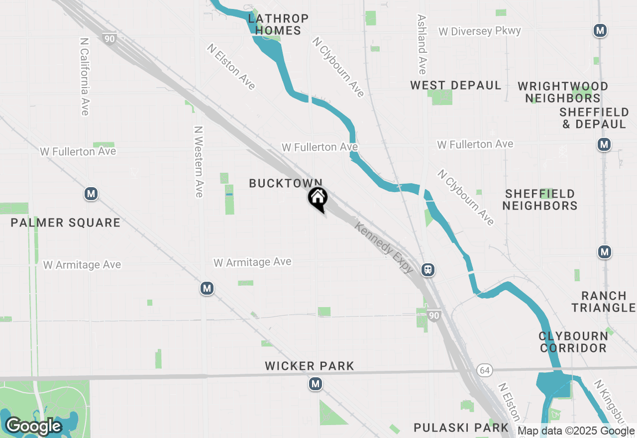 Map of 2127 N Damen Avenue, Chicago, IL 60647