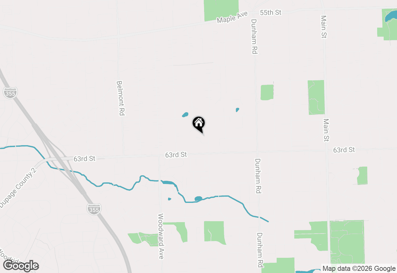 Map of 1736 Brian Grant Court, Downers Grove, IL 60516