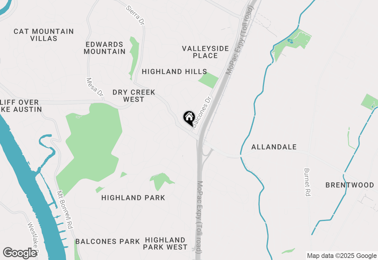 Map of 3400 Northland Dr, Austin, TX 78731