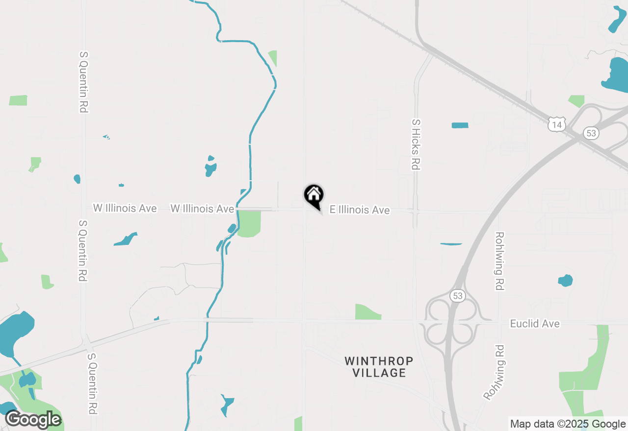 Map of 27 E Illinois Avenue, Palatine, IL 60067