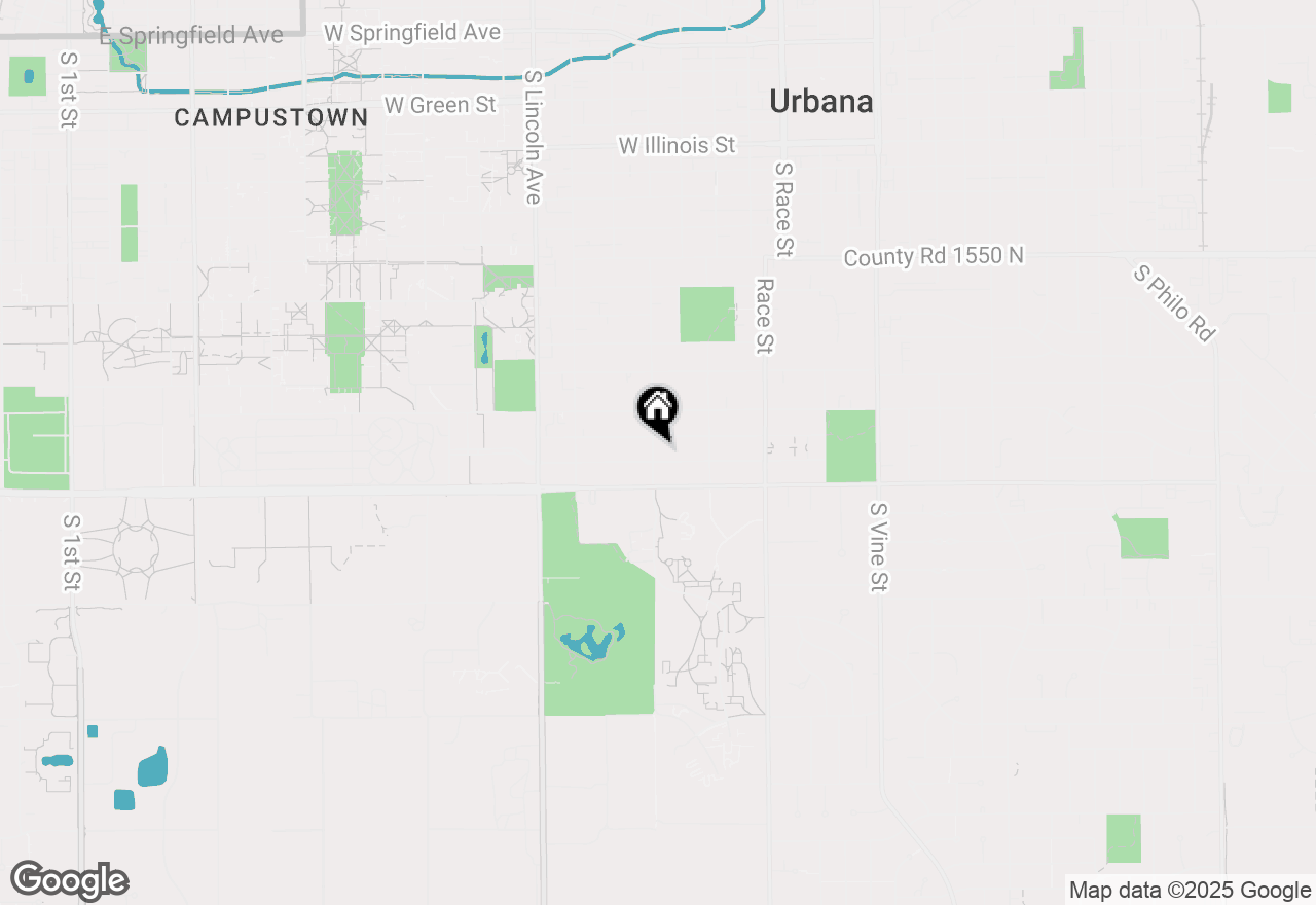 Map of 1506 S Orchard Street, Urbana, IL 61801