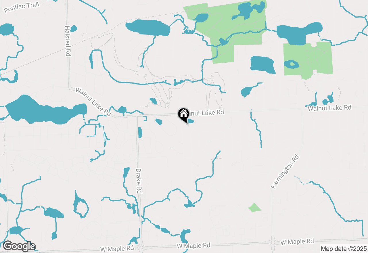 Map of 5614 Bayswater Road, West Bloomfield, MI 48322