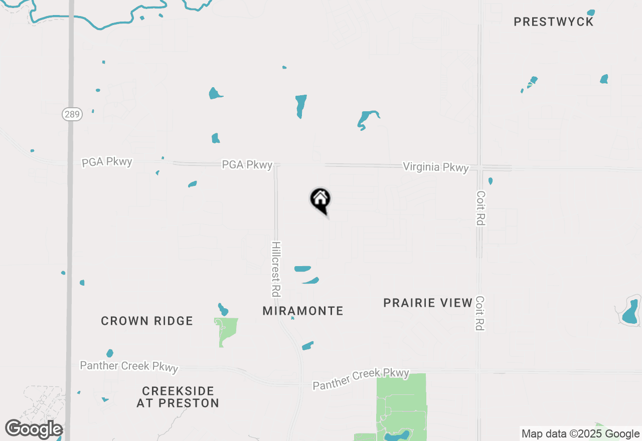 Map of 14830 Rosario Road, Frisco, TX 75035