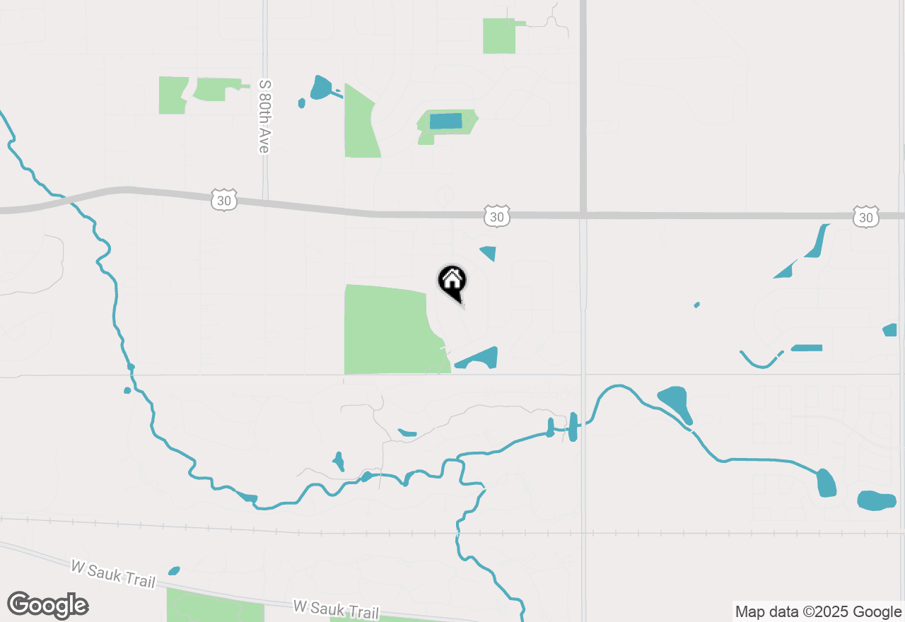 Map of 21338 Longview Drive, Frankfort, IL 60423