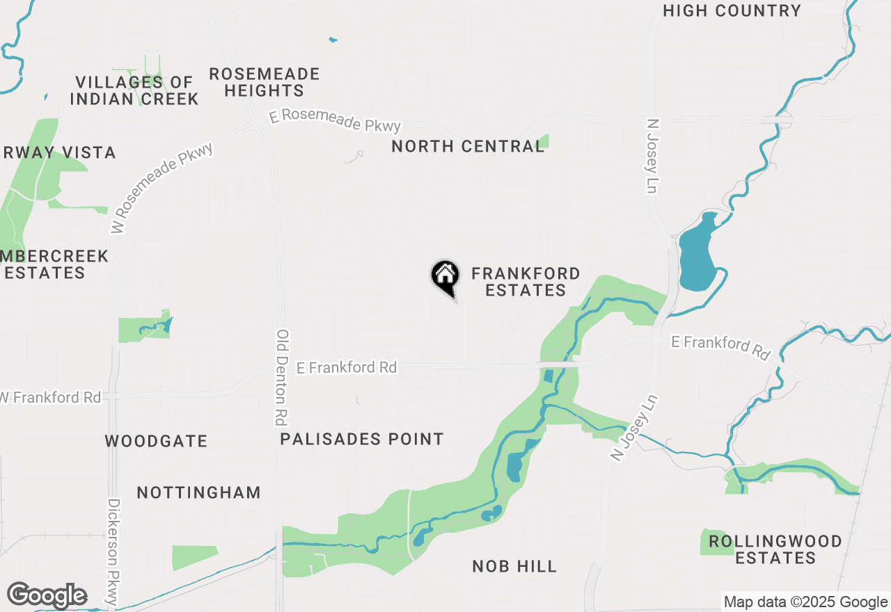 Map of 1632 Silverleaf Drive, Carrollton, TX 75007