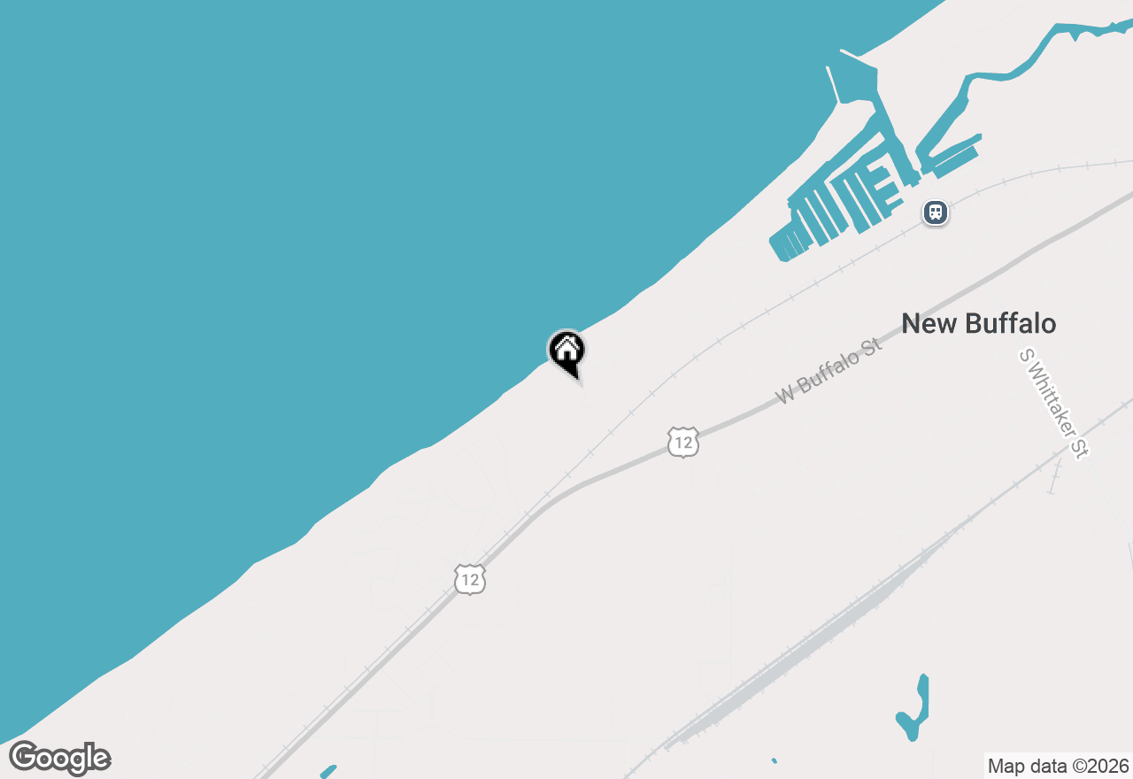 Map of 1501 W Water Street #67, New Buffalo, MI 49117