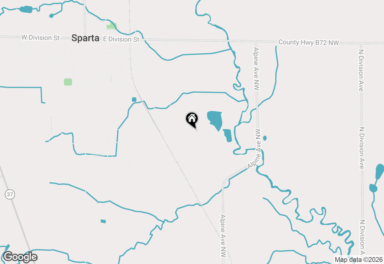 Map of 1050 Sidlauskas Drive Nw, Sparta, MI 49345