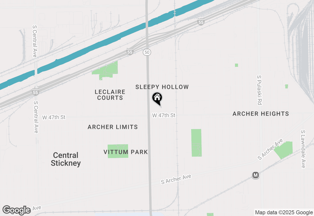 Map of 4627 S Keating Avenue, Chicago, IL 60632