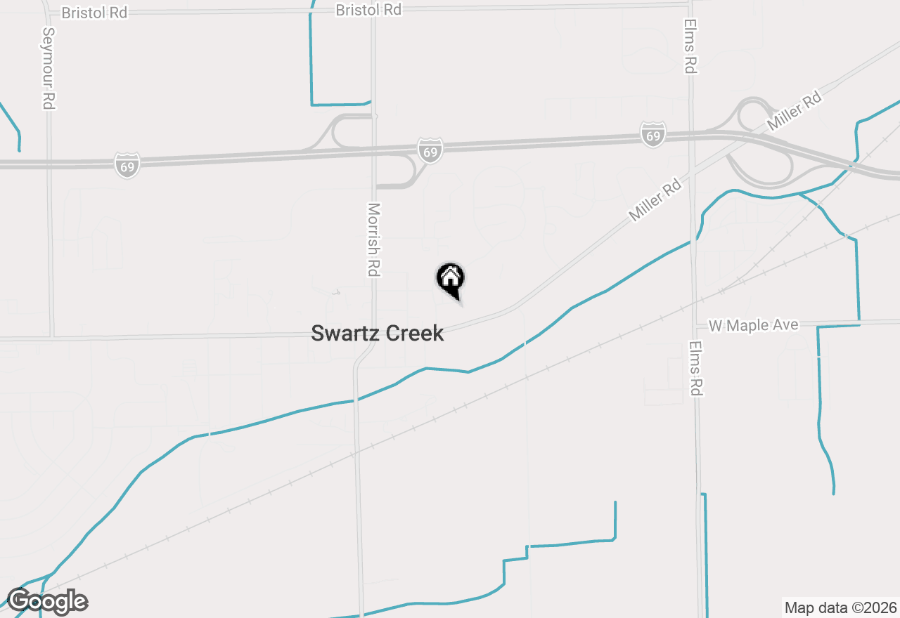 Map of 7479 Country Meadow Drive, Swartz Creek, MI 48473