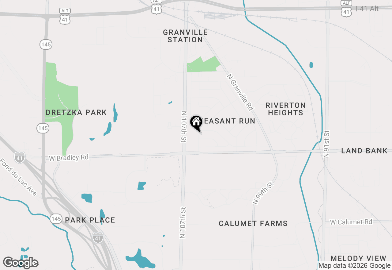 Map of 8081 N 105th St, Milwaukee, WI 53224