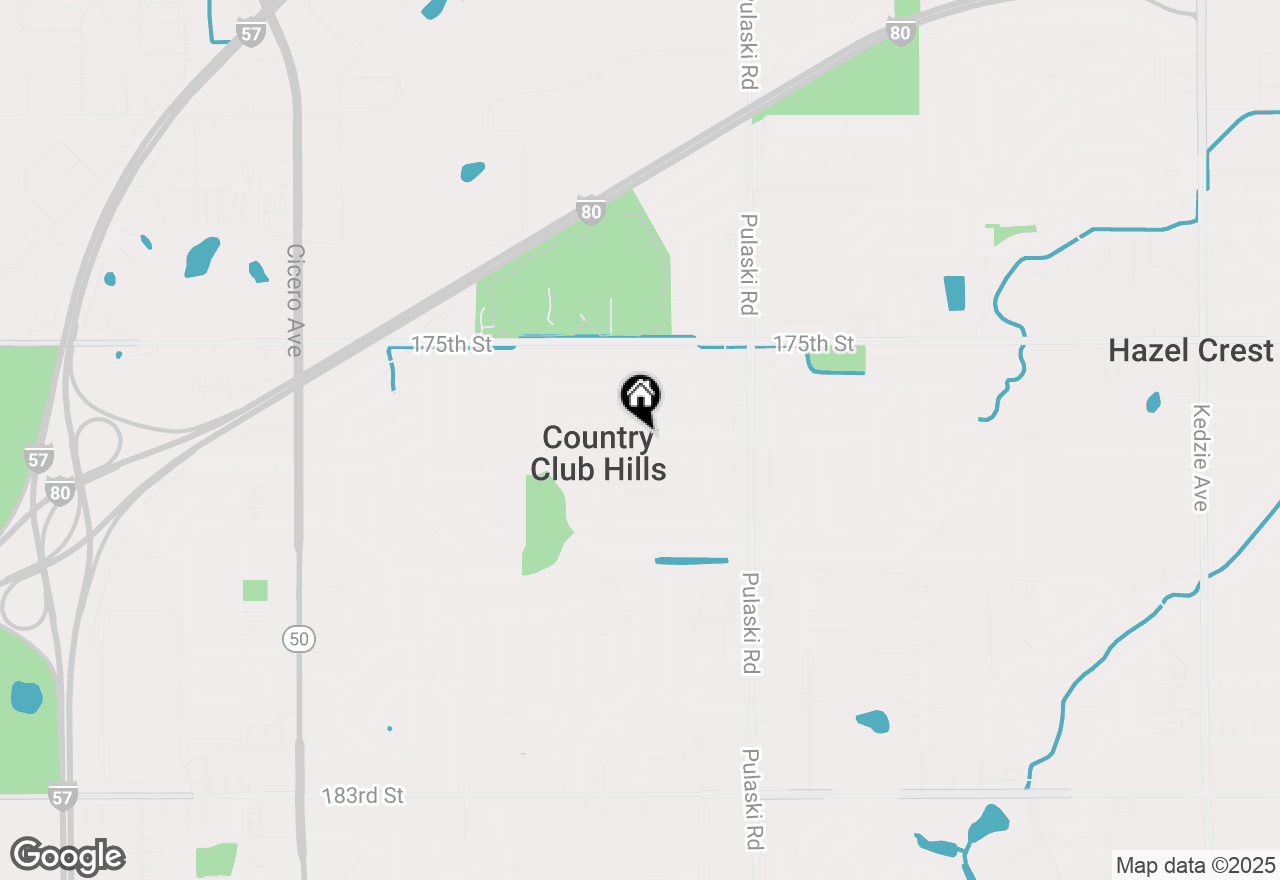 Map of 4155 176th Place, Country Club Hills, IL 60478