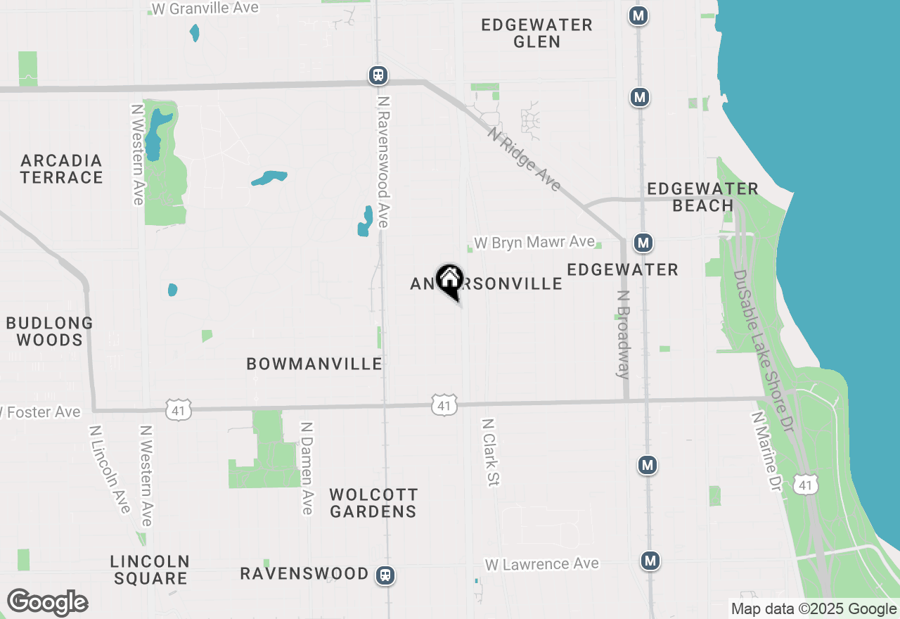 Map of 1621 W Rascher Avenue #2, Chicago, IL 60640