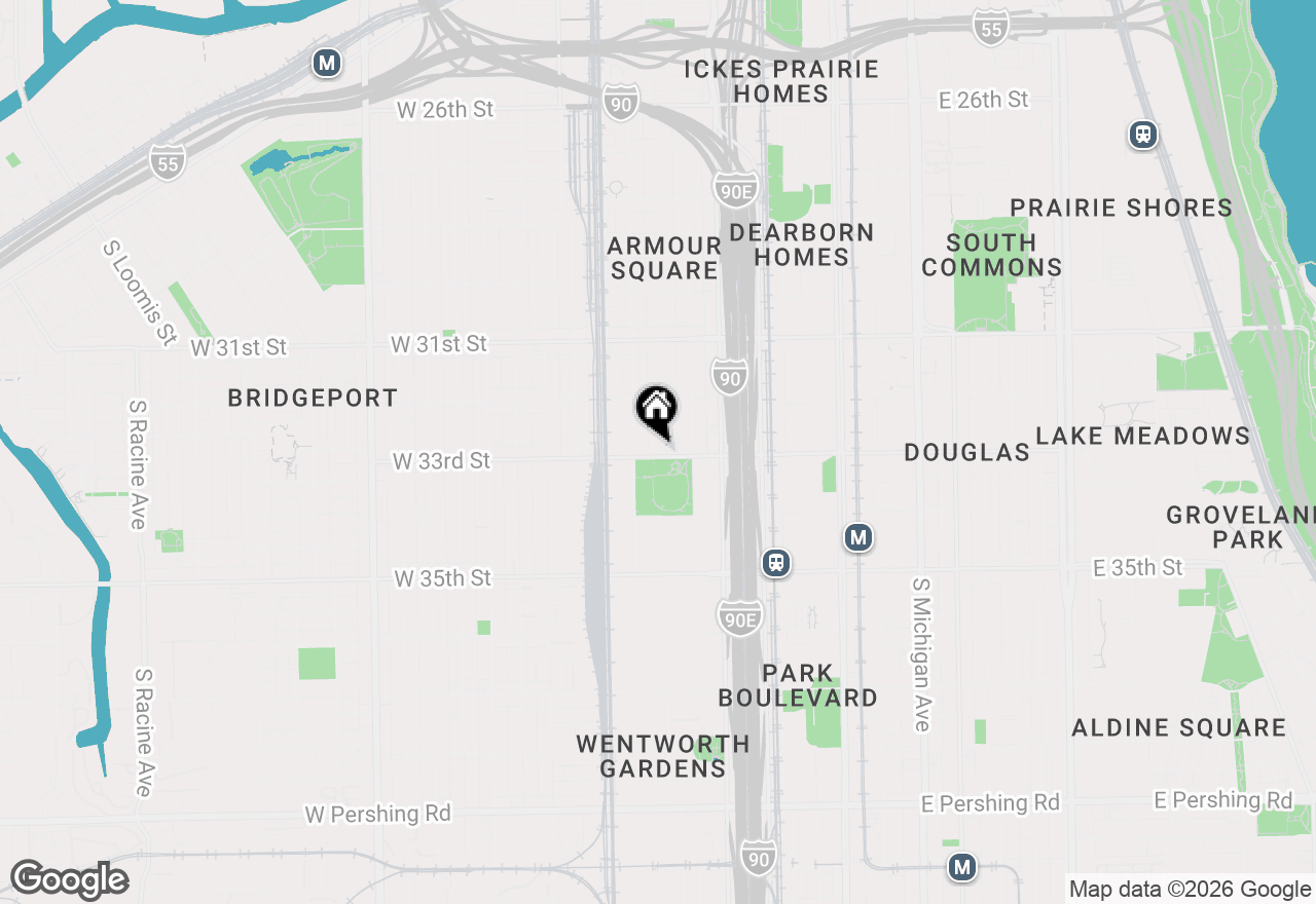Map of 3256 S Princeton Avenue #3, Chicago, IL 60616