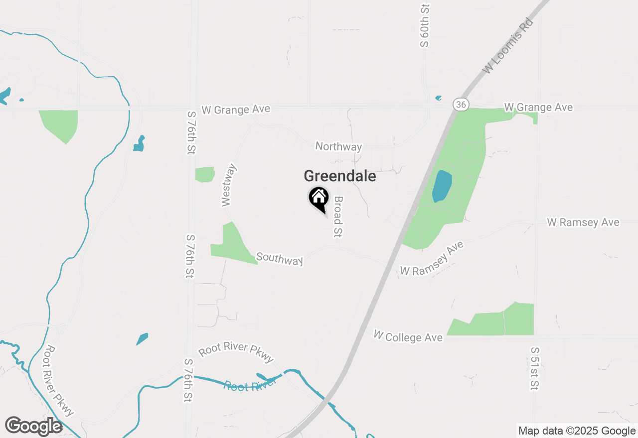 Map of 5905 Dendron Ln, Greendale, WI 53129