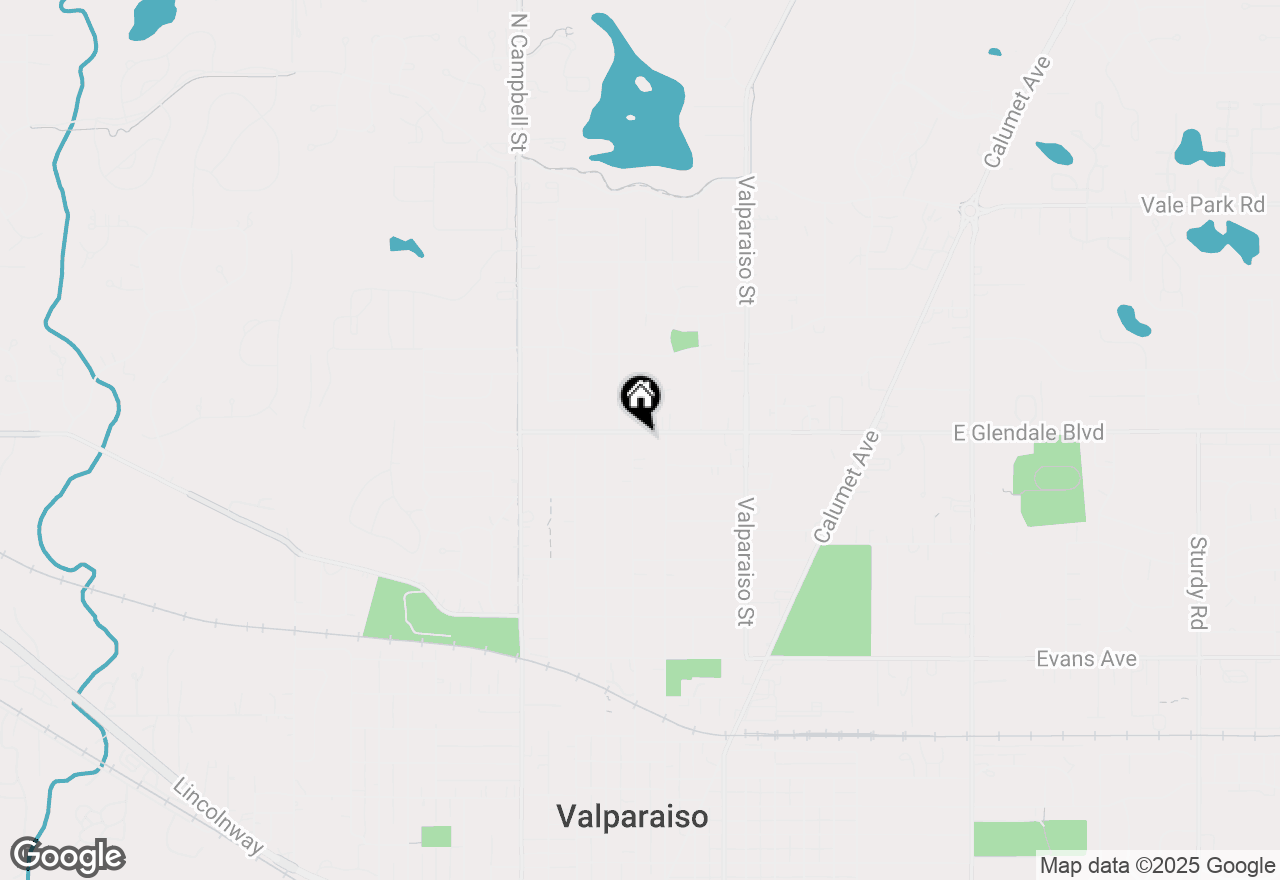 Map of 1808 Washington Street, Valparaiso, IN 46383
