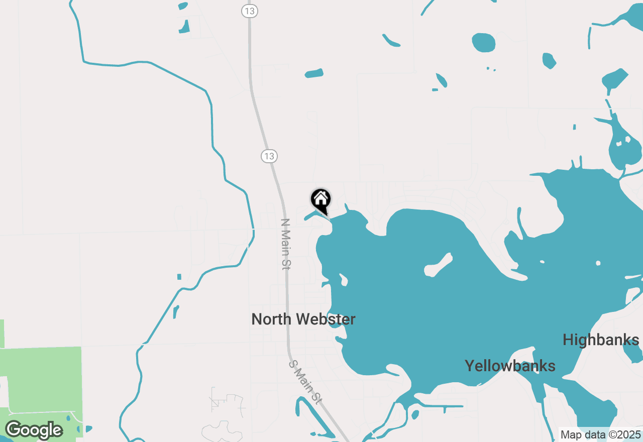 Map of 607 N Fifth Street, North Webster, IN 46555