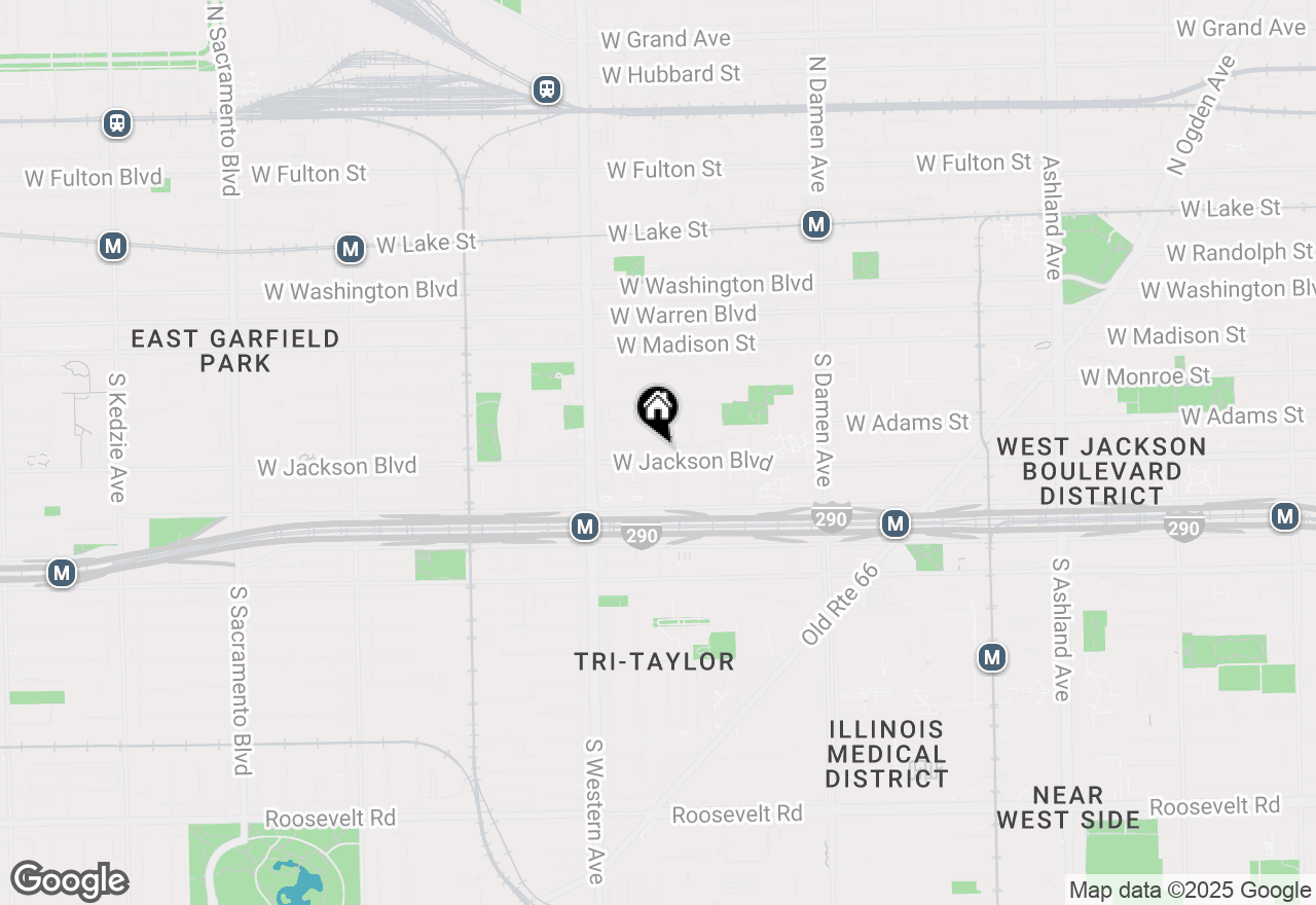 Map of 2250 W Jackson Boulevard #4, Chicago, IL 60612