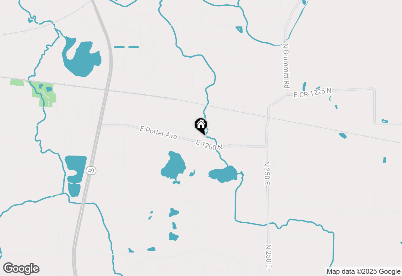 Map of 1601 Melanie Lane, Chesterton, IN 46304