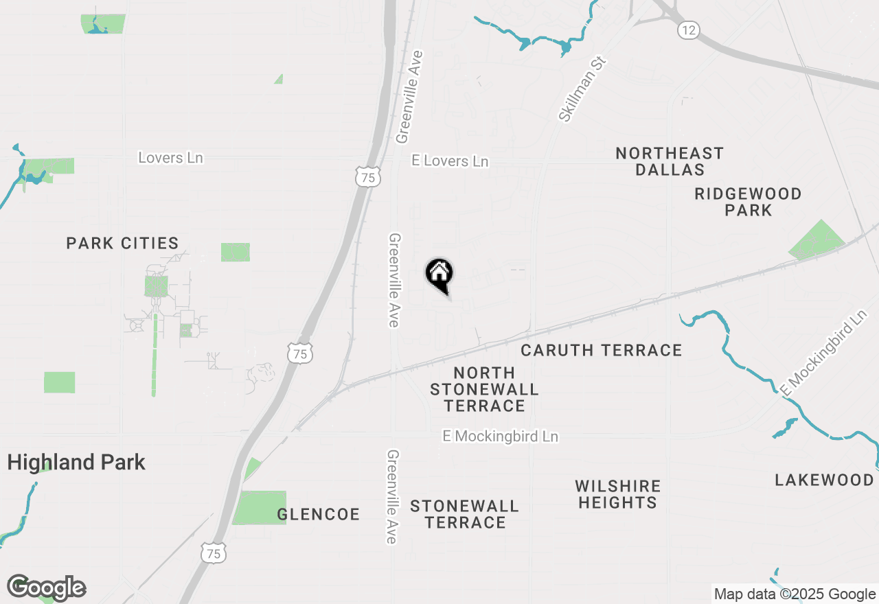 Map of 4664 Matilda Street #C, Dallas, TX 75206
