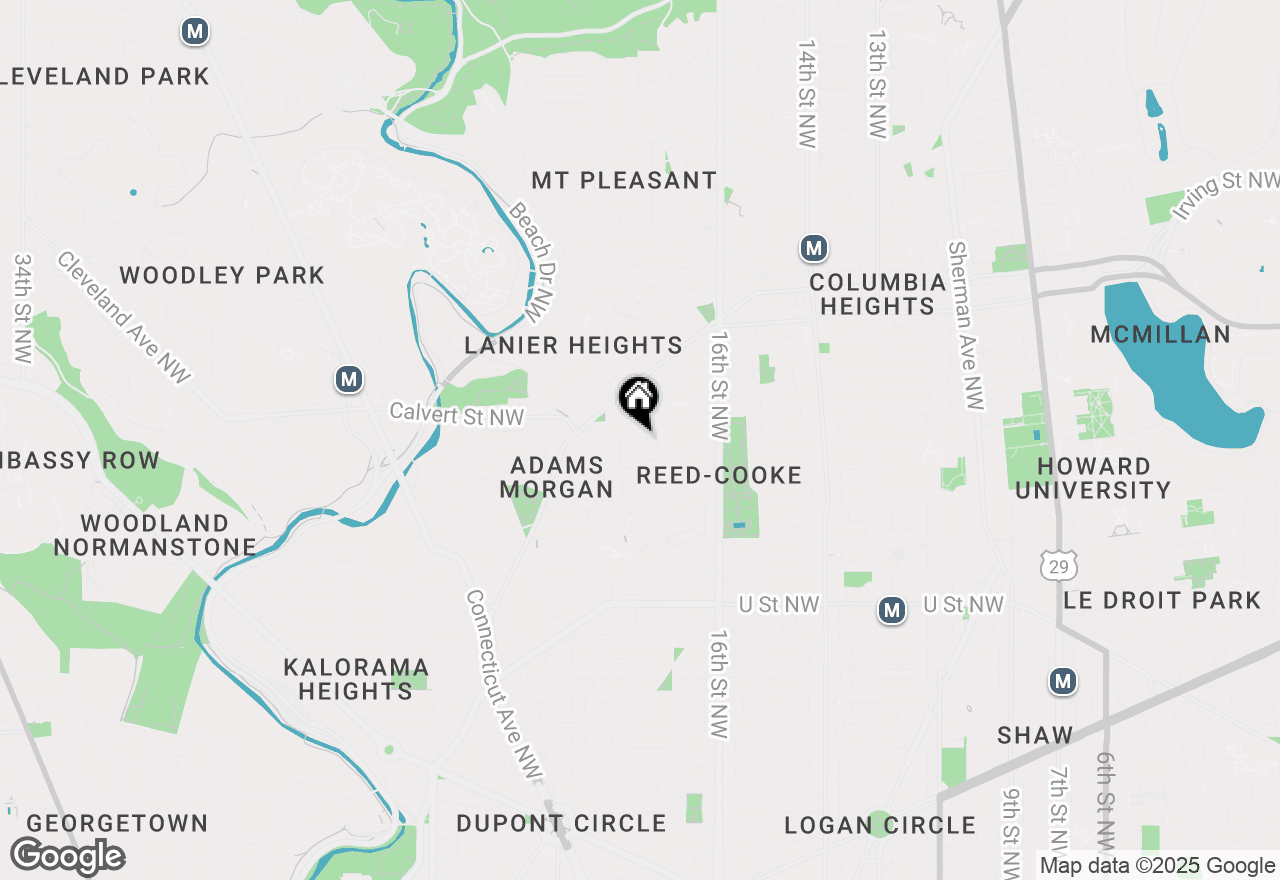Map of 2431 Ontario Road Nw #4, Washington, DC 20009