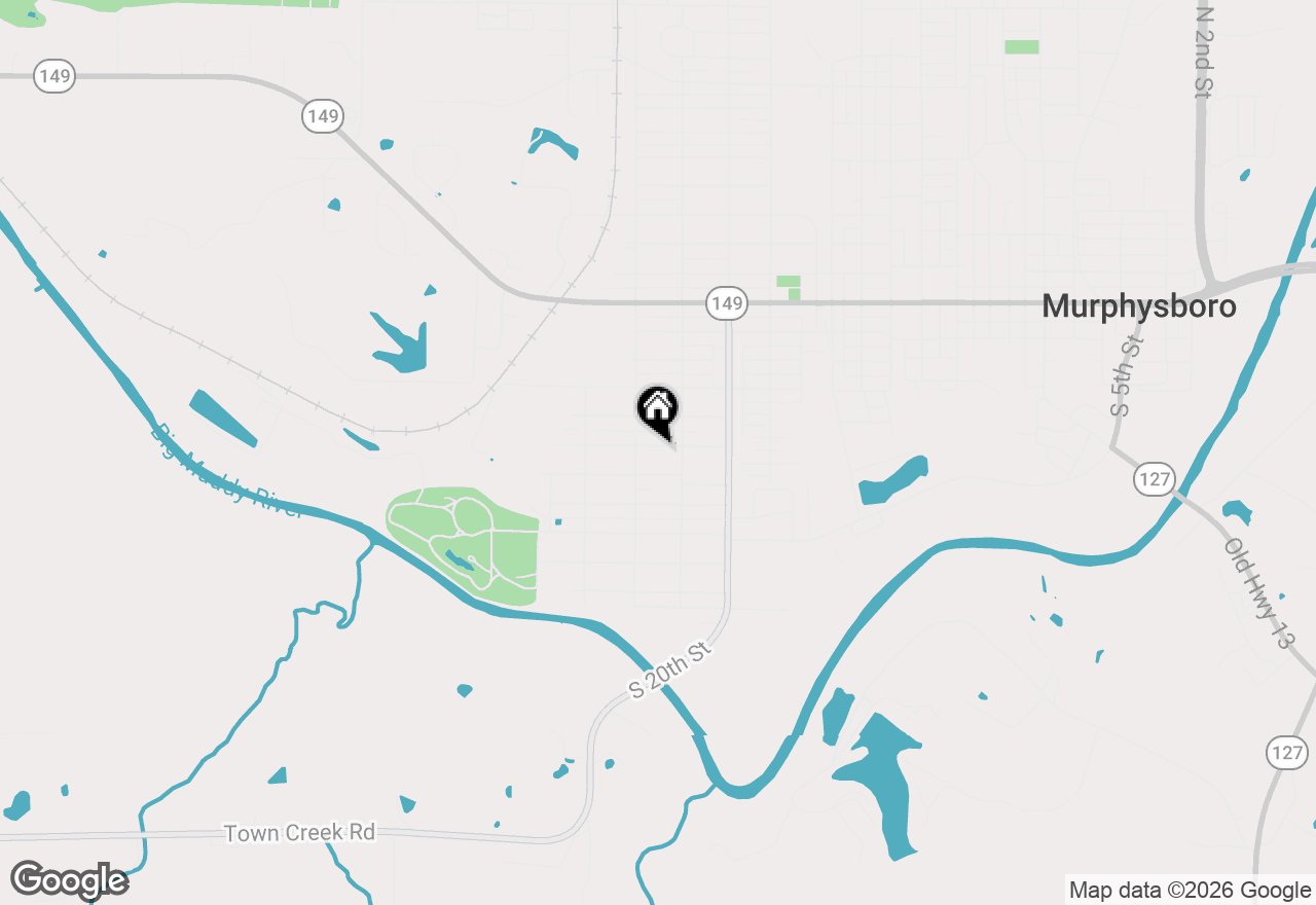 Map of 2123 Clay Street, Murphysboro, IL 62966