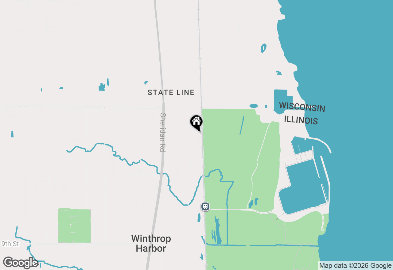 Map of 231 Oakdale Avenue, Winthrop Harbor, IL 60096