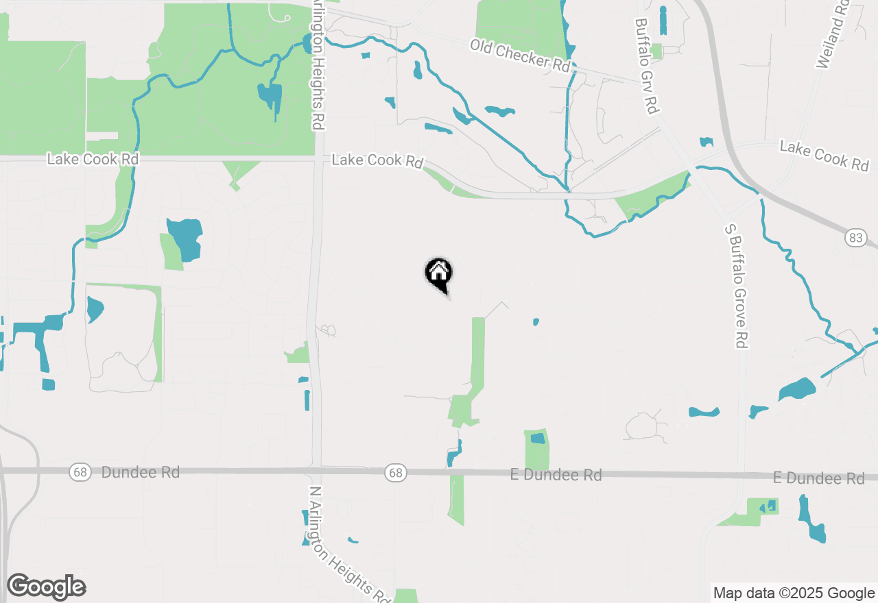 Map of 389 Weidner Road, Buffalo Grove, IL 60089