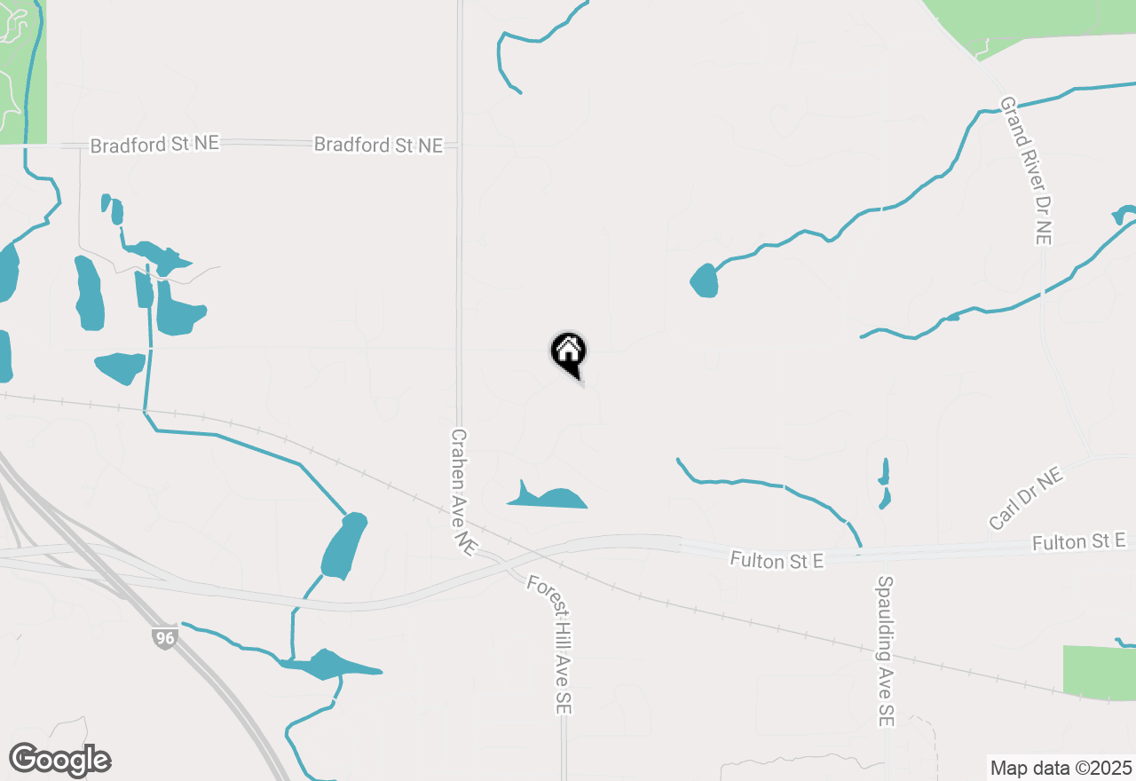 Map of 4628 Oakwright Drive Ne, Ada, MI 49301