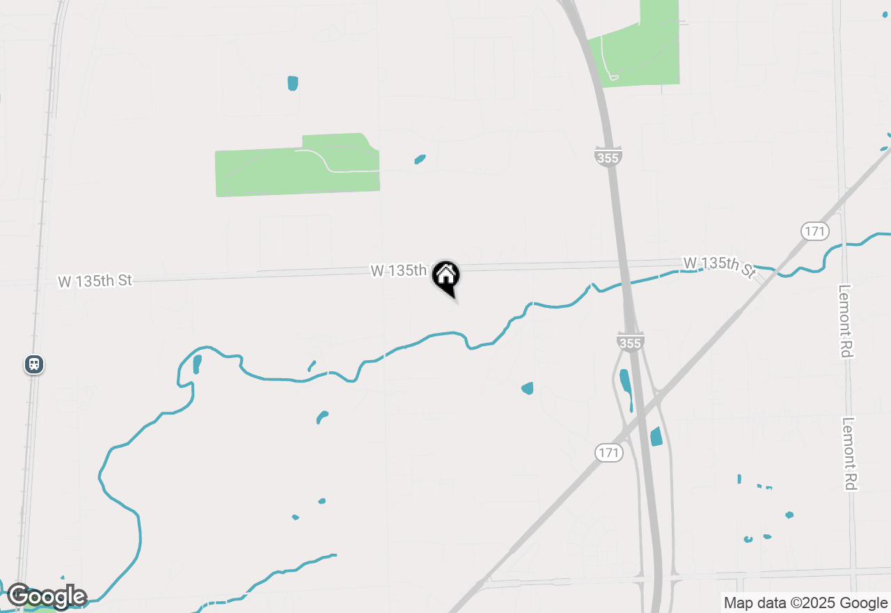 Map of 16608 W 135th Street, Lemont, IL 60439