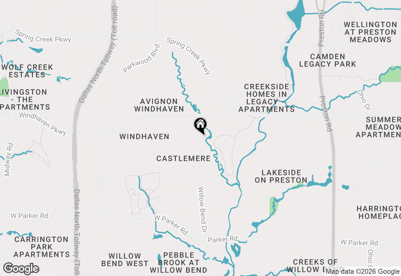 Map of 5601 Woodspring Drive, Plano, TX 75093