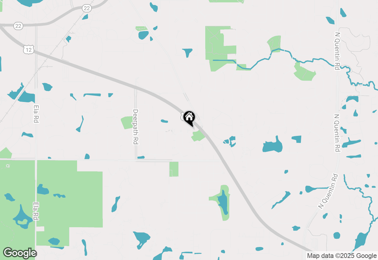 Map of 549 Ascot Court, Lake Zurich, IL 60047